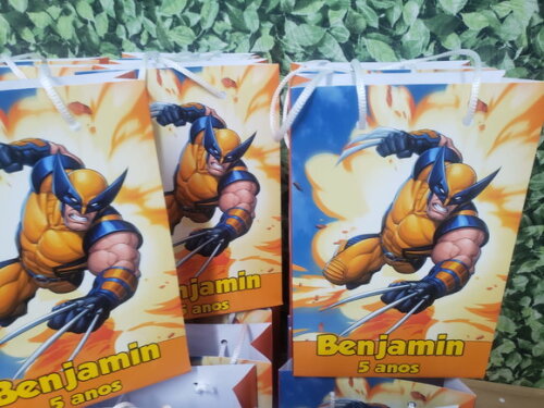 Wolverine Sacola Personalizada Pronta Entrega