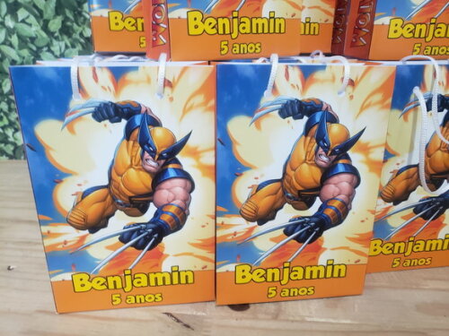 Wolverine Sacola Personalizada Pronta Entrega
