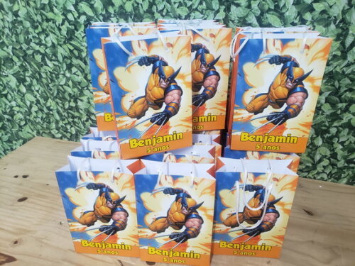 Wolverine Sacola Personalizada Pronta Entrega