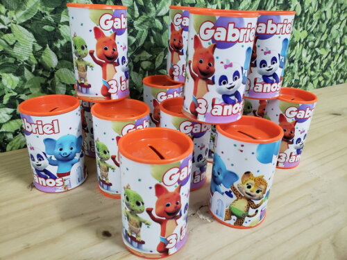 Word Party Cofrinhos Personalizados Pronta Entrega
