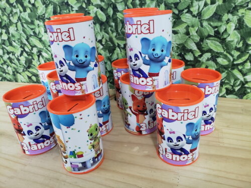 Word Party Cofrinhos Personalizados Pronta Entrega