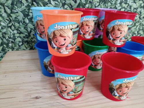 Zé Coleta Baldinhos Personalizados Pronta Entrega