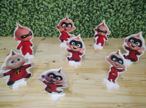 Zezé dos Íncriveis Kit Displays de Mesa 8 Peças Pronta Entre