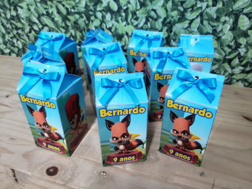 Zooba Caixa Milk Personalizada Pronta Entrega