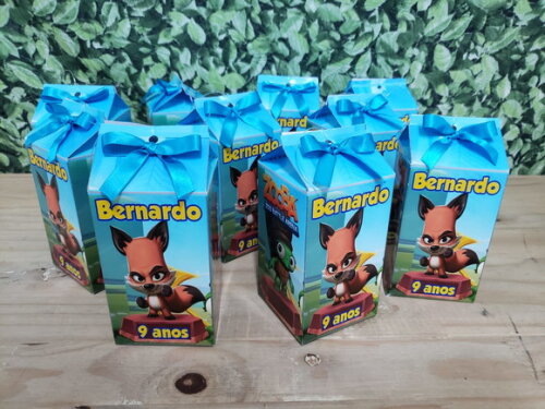 Zooba Caixa Milk Personalizada Pronta Entrega