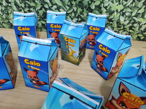 Zooba Lembrancinha Caixa Milk Personalizada