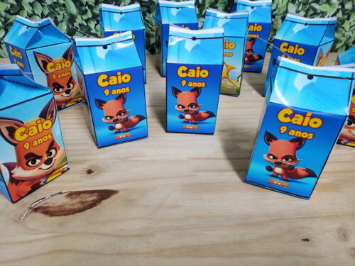 Zooba Lembrancinha Caixa Milk Personalizada