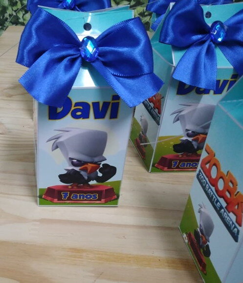 Zooba Lembrancinha Caixa Milk Personalizada