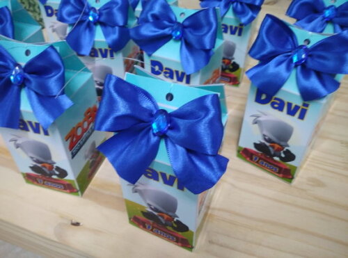 Zooba Lembrancinha Caixa Milk Personalizada