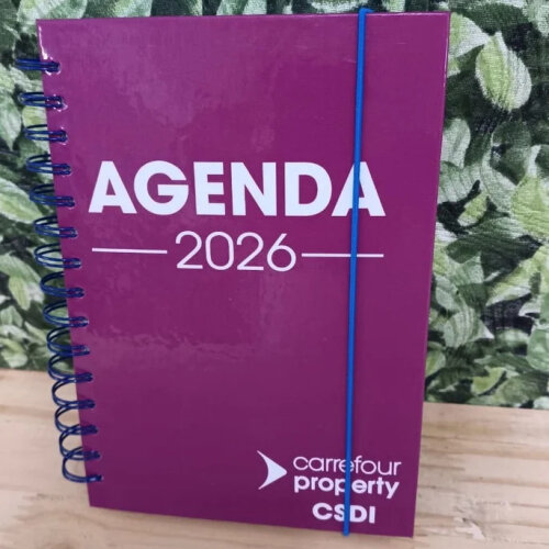 Agenda Personalizada 2027 - Empresas Tam 19,4x13,6x 2 cm