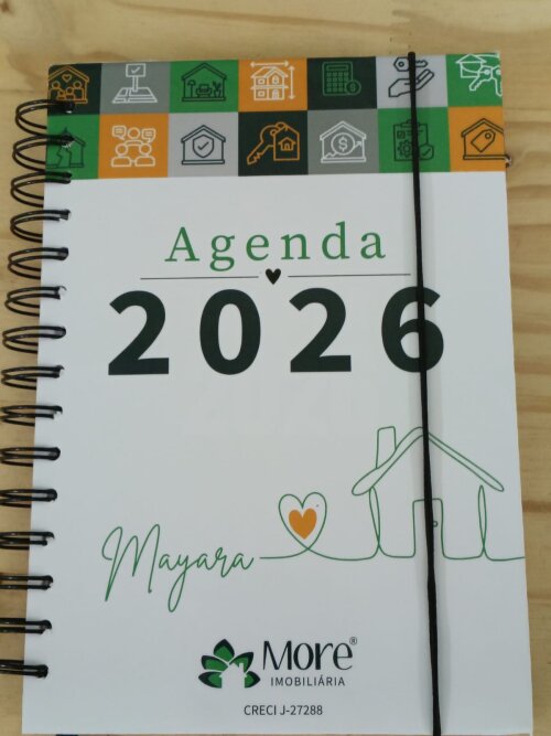 Agenda Personalizada 2027 - Empresas Tam 19,4x13,6x 2 cm