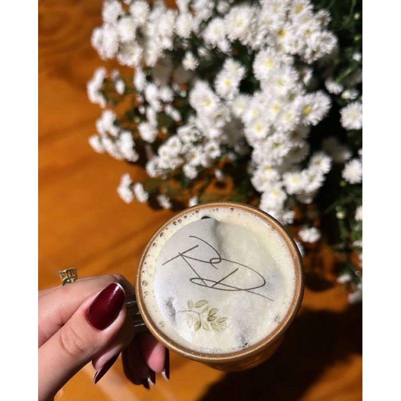 Papel de arroz 5cm para drink personalizado casamento festas