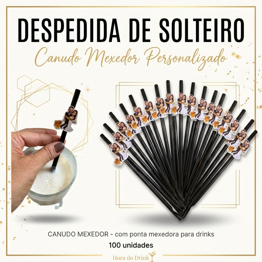 canudo personalizado drink casamento  e festas - Cópia