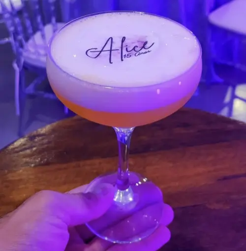 Papel de arroz  5 cm para drink personalizado casamento festas -