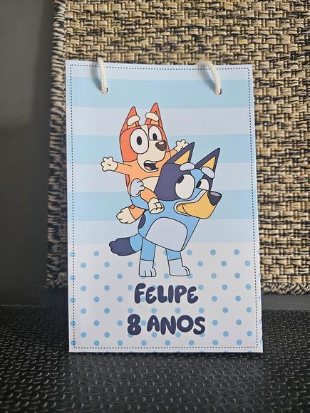 Sacolinha Bluey - Tamanho m