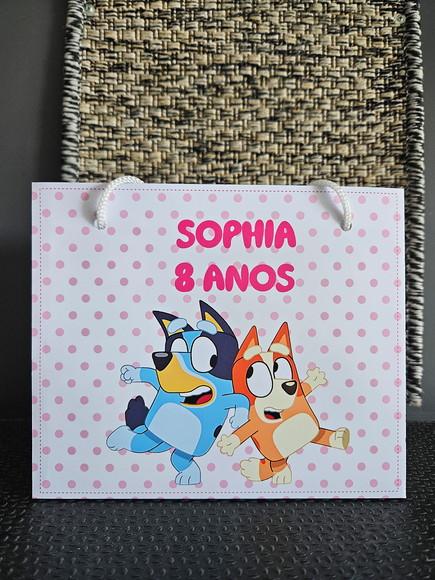 Sacolinha Bluey - Tamanho m