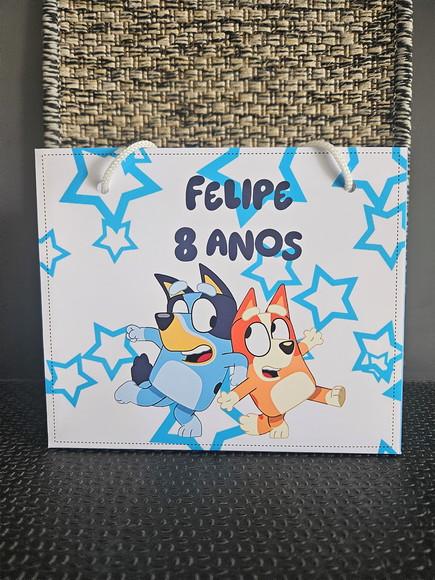 Sacolinha Bluey - Tamanho m