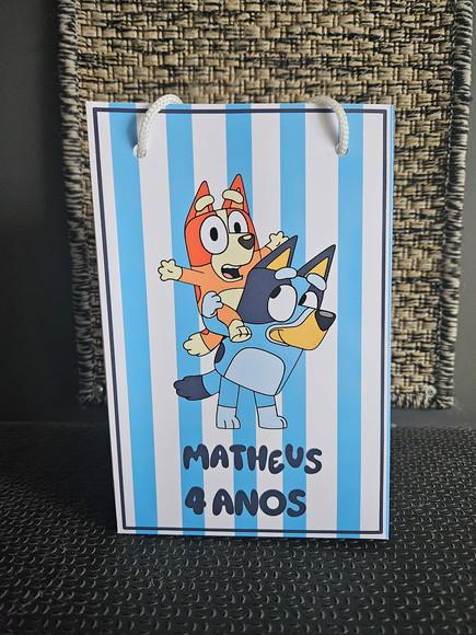 Sacolinha Bluey - Tamanho m