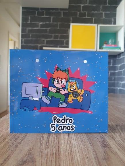 Sacolinha Gato Galactico - Tamanho m