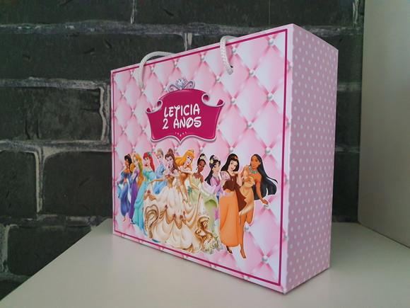 Sacolinha Princesas Disney - Tamanho m