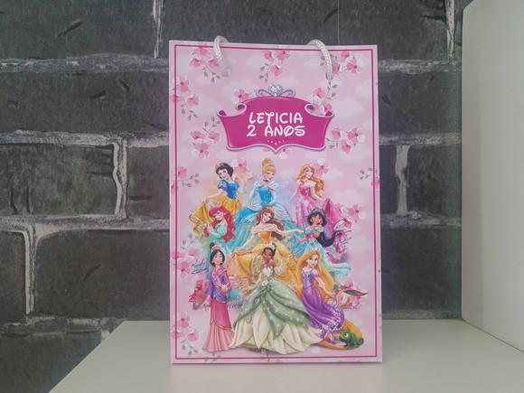 Sacolinha Princesas Disney - Tamanho m