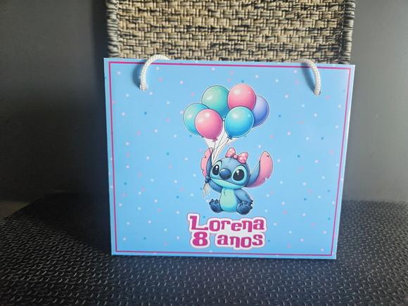Sacolinha Stitch - Tamanho m