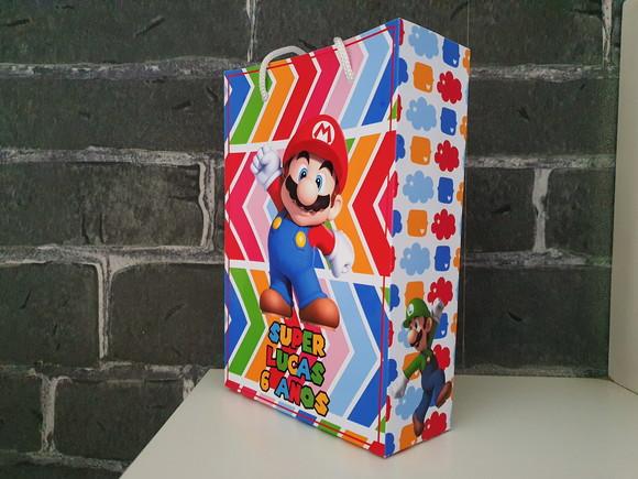 Sacolinha Super Mario - Tamanho m