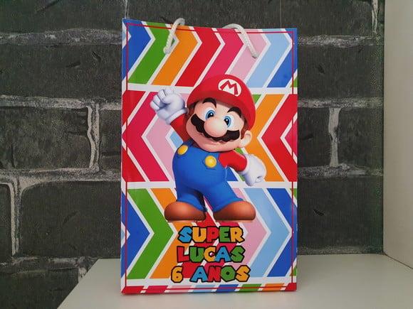 Sacolinha Super Mario - Tamanho m