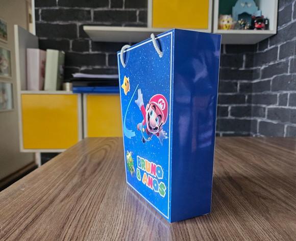 Sacolinha Super Mario Galaxy - Tamanho m