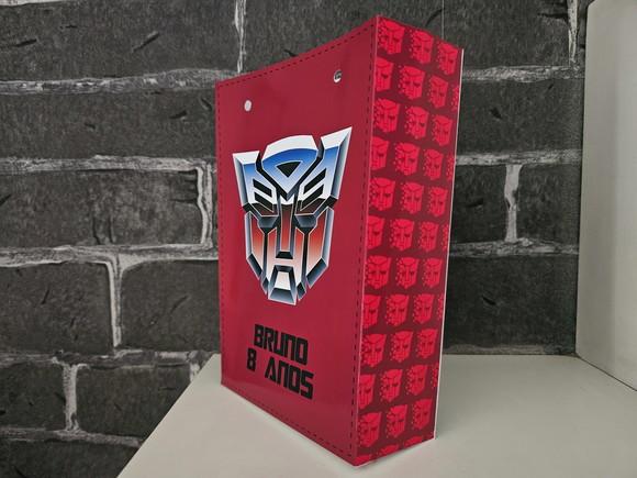 Sacolinha Transformers -tamanho m
