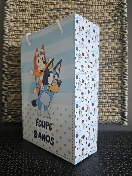 Sacolinha Bluey - Tamanho m