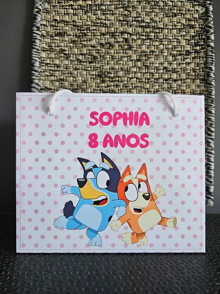 Sacolinha Bluey - Tamanho m