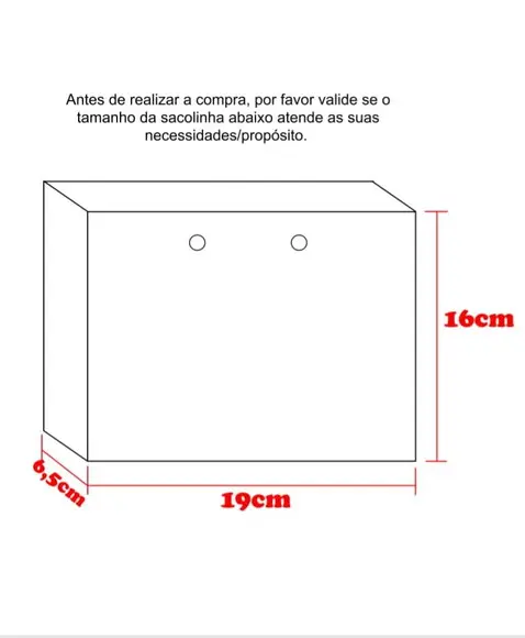 Sacolinha Demon Slayer - Tamanho m