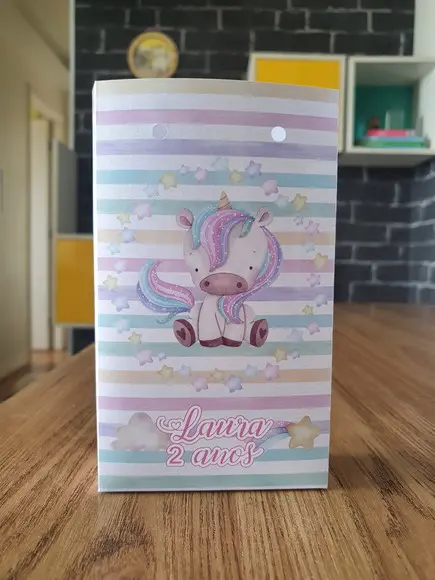 Sacolinha Personalizada Unicórnio