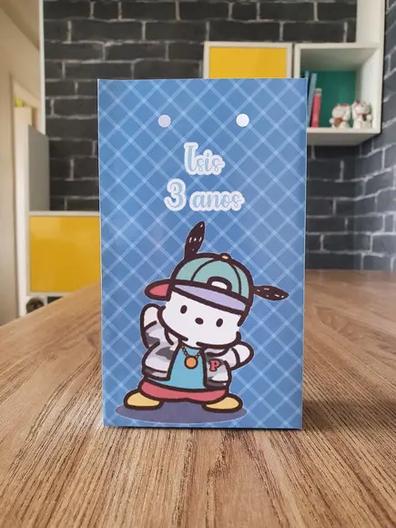 Sacolinha Pochacco (turma da Hello Kitty)