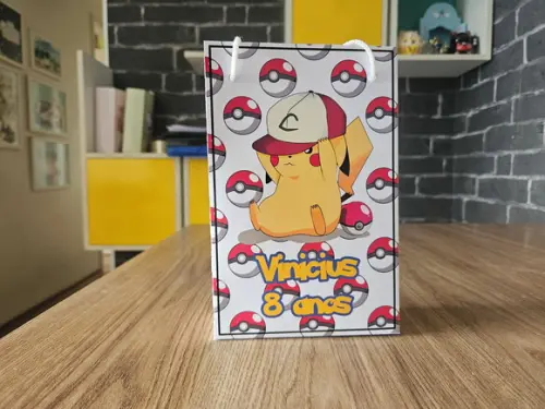 Sacolinha Pokemon - Tamanho m