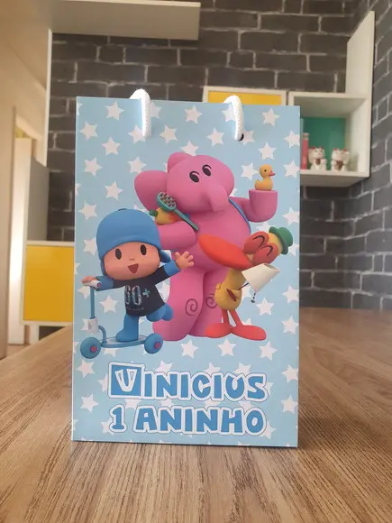 Sacolinha Pocoyo - Tamanho m