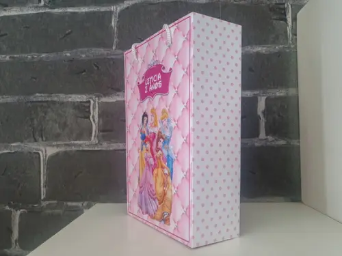 Sacolinha Princesas Disney - Tamanho m