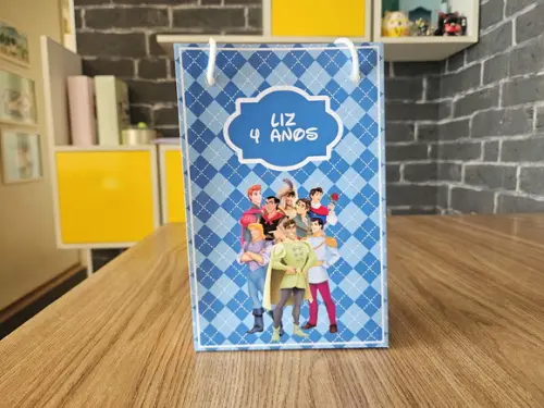 Sacolinha Príncipes Disney - Tamanho m