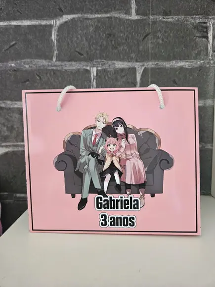 Sacolinha Spy x Family - Tamanho m