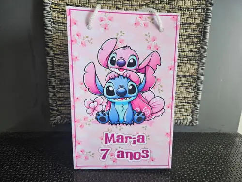 Sacolinha Stitch - Tamanho m