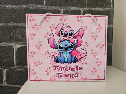Sacolinha Stitch- Tamanho m