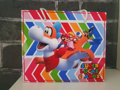 Sacolinha Super Mario - Tamanho m
