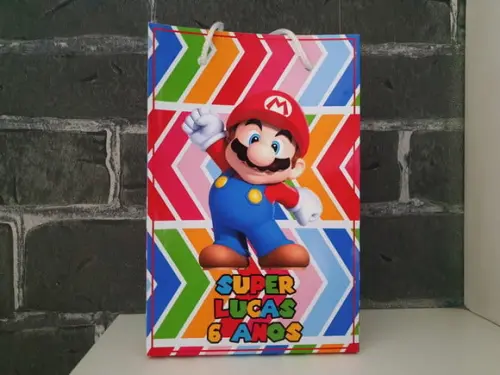 Sacolinha Super Mario - Tamanho m