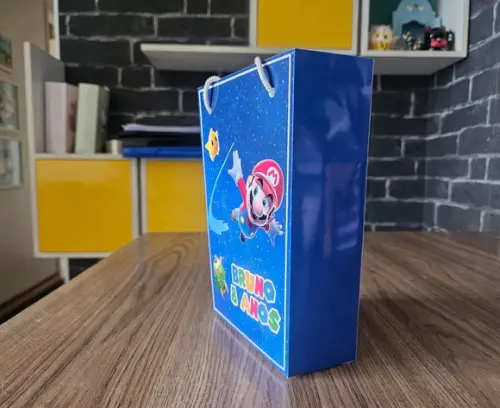 Sacolinha Super Mario Galaxy - Tamanho m