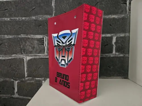 Sacolinha Transformers -tamanho m