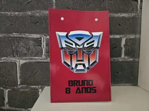 Sacolinha Transformers -tamanho m