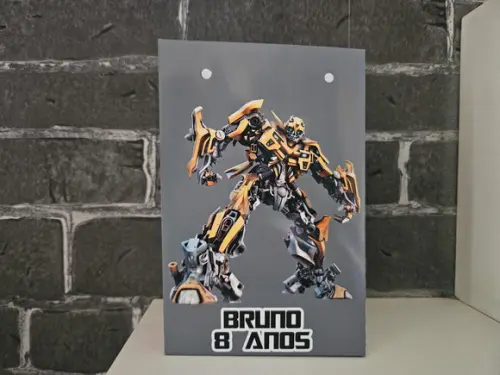 Sacolinha Transformers -tamanho m