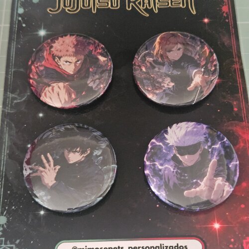 Kit de Bottons Jujutsu Kaisen