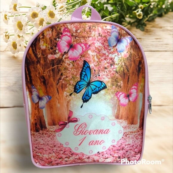 Mochila Jardim Encantado Personalizada